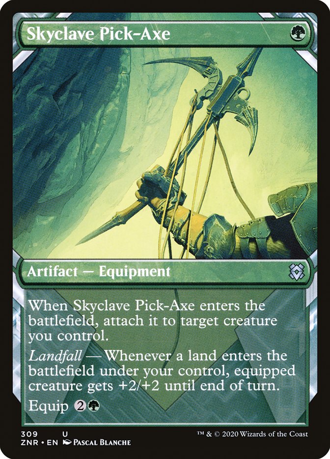 Skyclave Pick-Axe (Showcase) [Zendikar Rising] - Magic: The Gathering - Card Brawlers | Quebec | Canada |