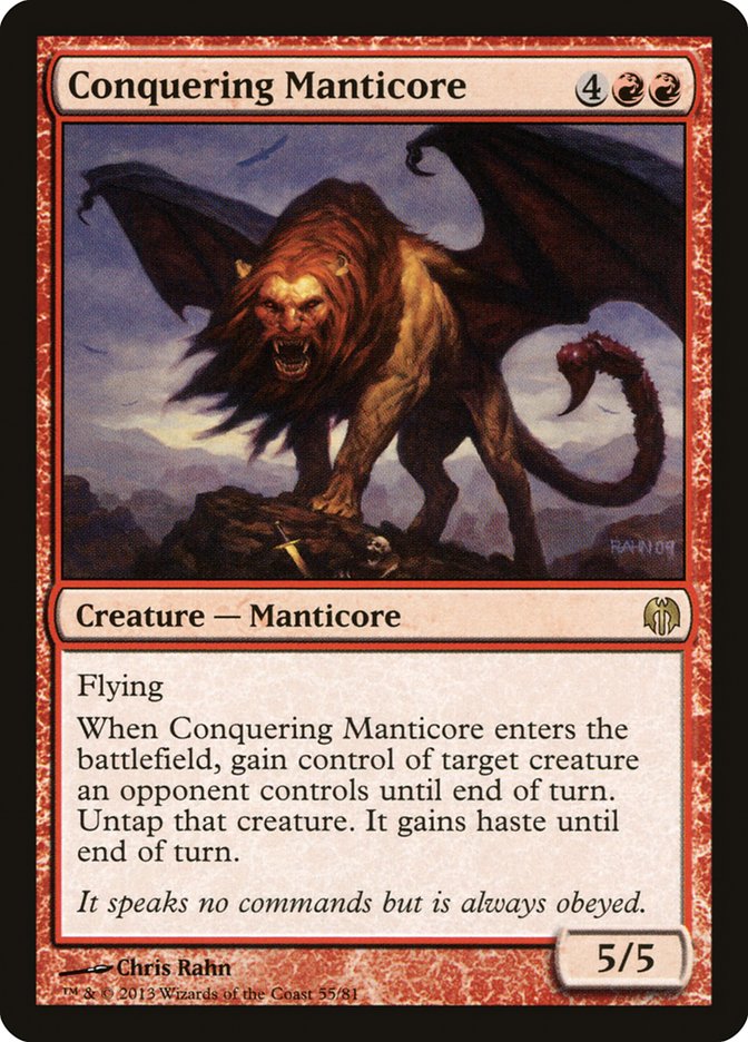 Conquering Manticore [Duel Decks: Heroes vs. Monsters] - Magic: The Gathering - Card Brawlers | Quebec | Canada |