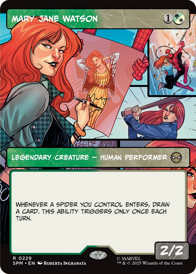 Mary Jane Watson (Borderless) [Marvel's Spider-Man] - Magic: The Gathering - Card Brawlers | Quebec | Canada |