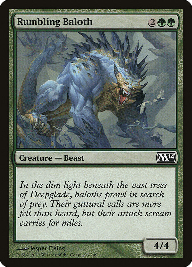 Rumbling Baloth [Magic 2014] - Magic: The Gathering - Card Brawlers | Quebec | Canada |