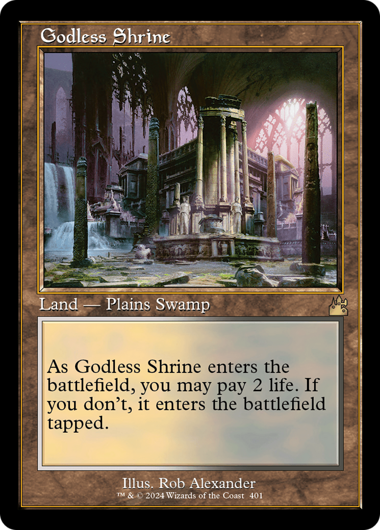 Godless Shrine (Retro) [Ravnica Remastered] - Magic: The Gathering - Card Brawlers | Quebec | Canada |