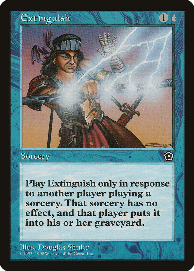 Extinguish [Portal Second Age] - Magic: The Gathering - Card Brawlers | Quebec | Canada |