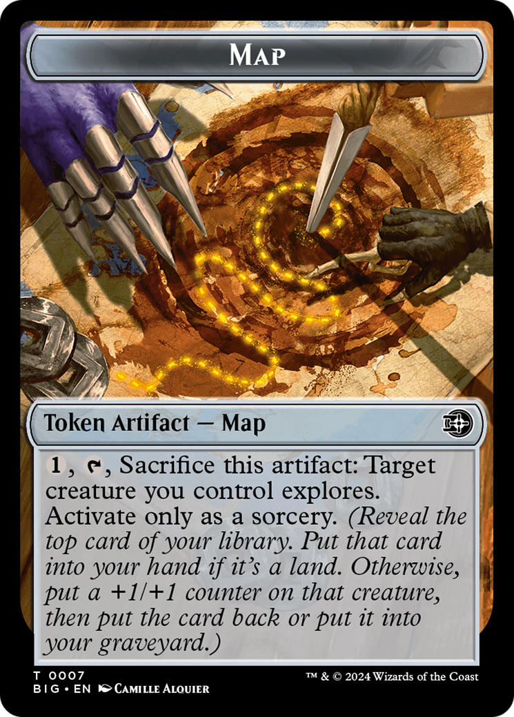 Map Token [Outlaws of Thunder Junction: The Big Score Tokens] - Magic: The Gathering - Card Brawlers | Quebec | Canada |