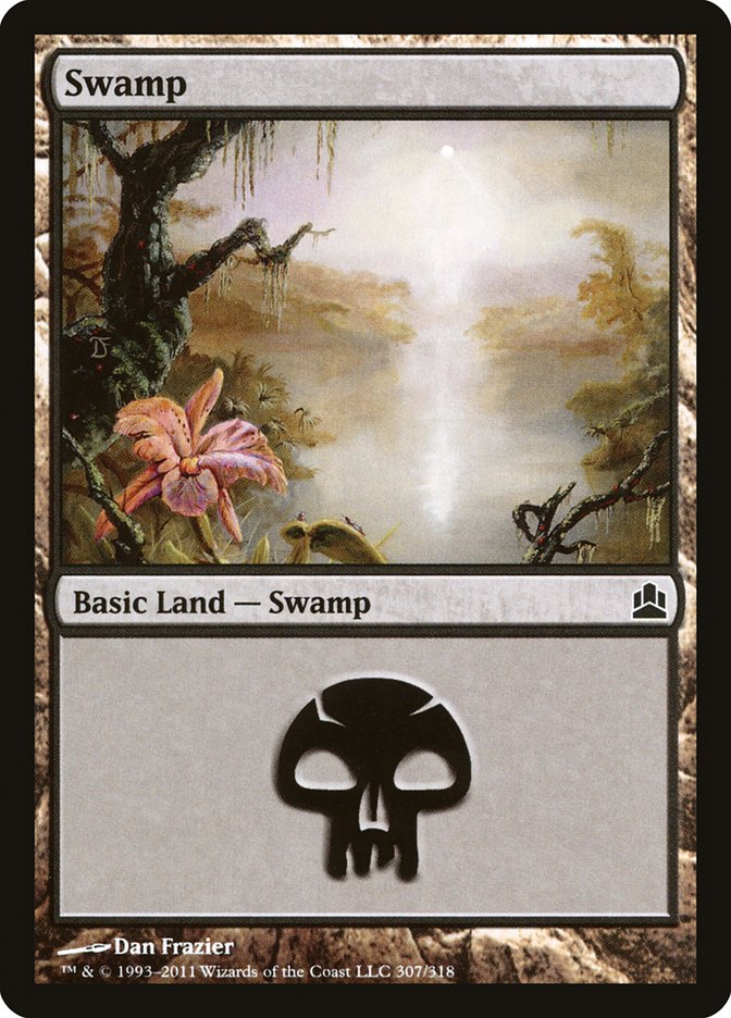 Swamp (307) [Commander 2011] - Magic: The Gathering - Card Brawlers | Quebec | Canada |