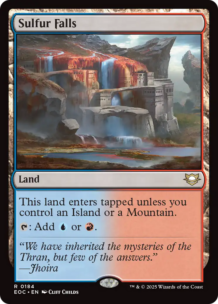Sulfur Falls [Edge of Eternities Commander] - Magic: The Gathering - Card Brawlers | Quebec | Canada |
