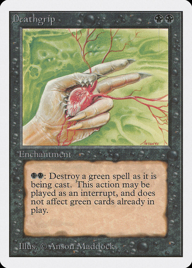 Deathgrip [Unlimited Edition] - Magic: The Gathering - Card Brawlers | Quebec | Canada |