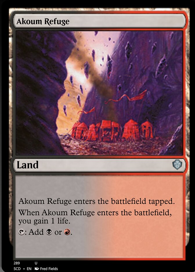 Akoum Refuge [Starter Commander Decks] - Magic: The Gathering - Card Brawlers | Quebec | Canada |
