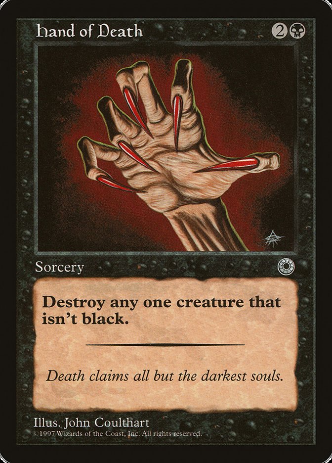 Hand of Death (Without Creature Color Explanation) [Portal] - Magic: The Gathering - Card Brawlers | Quebec | Canada |