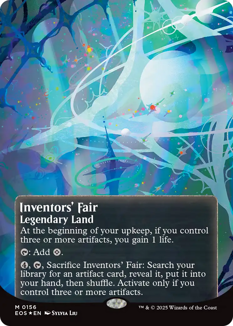 Inventors' Fair (0156) (Borderless) (Galaxy Foil) [Edge of Eternities: Stellar Sights] - Magic: The Gathering - Card Brawlers | Quebec | Canada |