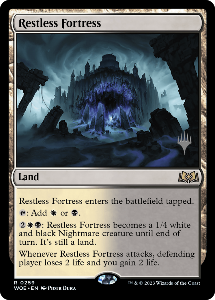 Restless Fortress (Promo Pack) [Wilds of Eldraine Promos] - Magic: The Gathering - Card Brawlers | Quebec | Canada |