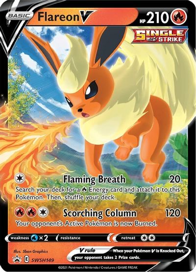 Flareon V (SWSH149) [Sword & Shield: Black Star Promos] - Pokémon - Card Brawlers | Quebec | Canada |