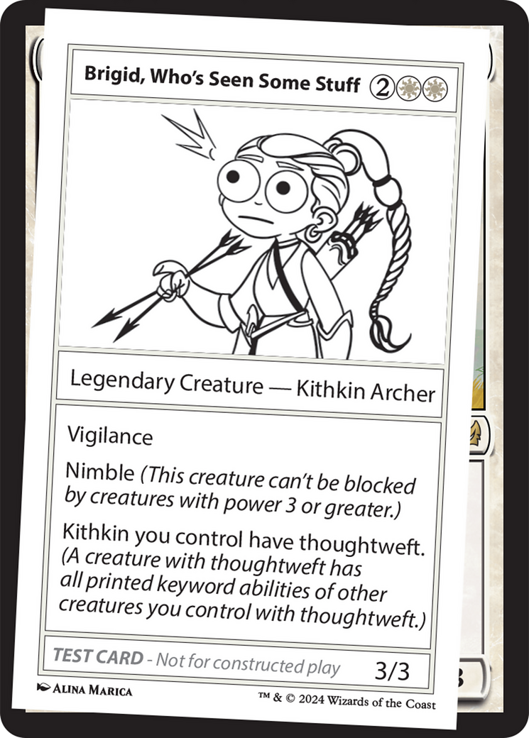 Brigid, Who's Seen Some Stuff [Mystery Booster 2 Playtest Cards] - Magic: The Gathering - Card Brawlers | Quebec | Canada |
