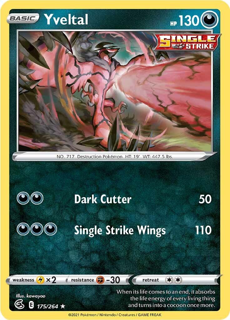 Yveltal (175/264) [Sword & Shield: Fusion Strike] - Pokémon - Card Brawlers | Quebec | Canada |