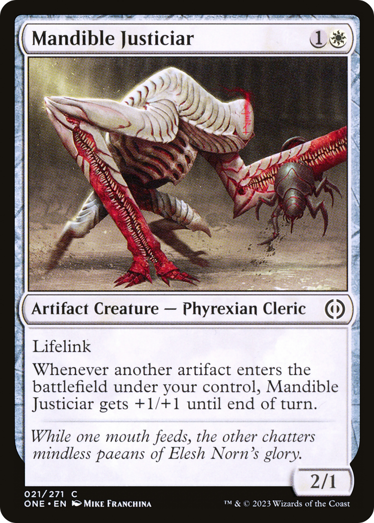 Mandible Justiciar [Phyrexia: All Will Be One] - Magic: The Gathering - Card Brawlers | Quebec | Canada |