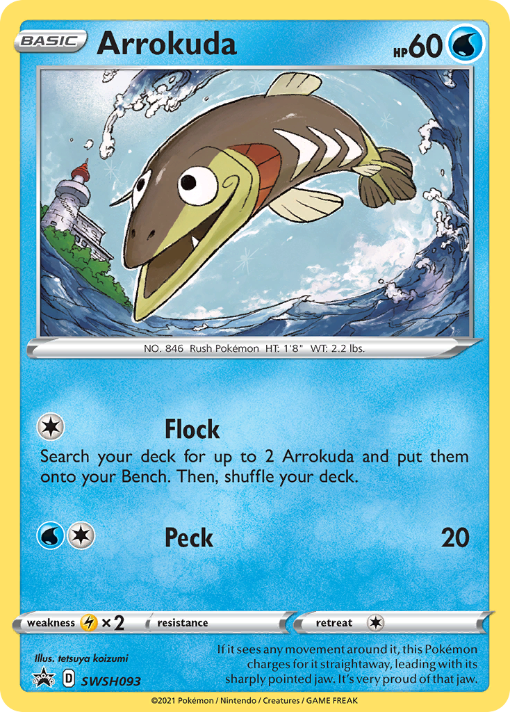 Arrokuda (SWSH093) [Sword & Shield: Black Star Promos] - Pokémon - Card Brawlers | Quebec | Canada |