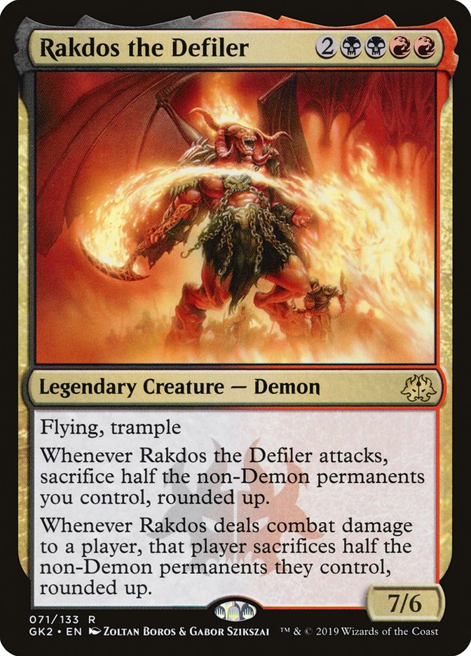 Rakdos the Defiler [Ravnica Allegiance Guild Kit] - Magic: The Gathering - Card Brawlers | Quebec | Canada |