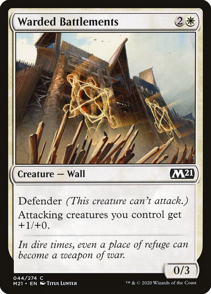 Warded Battlements [Core Set 2021] - Magic: The Gathering - Card Brawlers | Quebec | Canada |
