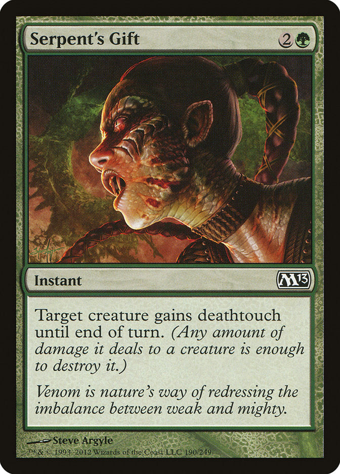 Serpent's Gift [Magic 2013] - Magic: The Gathering - Card Brawlers | Quebec | Canada |