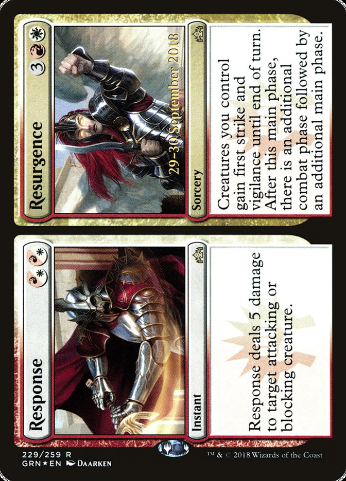 Response // Resurgence [Guilds of Ravnica Prerelease Promos] - Magic: The Gathering - Card Brawlers | Quebec | Canada |