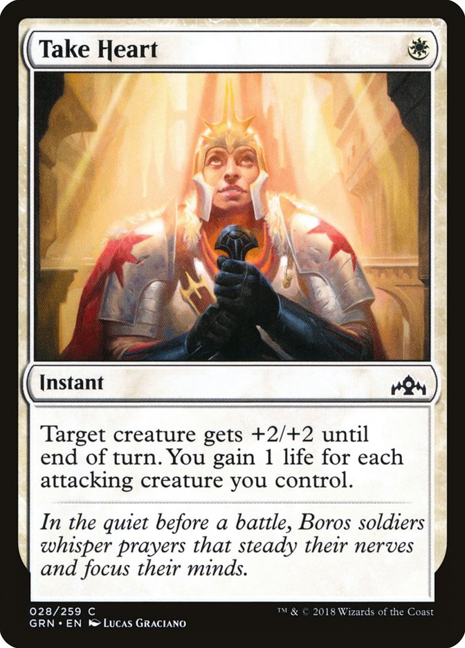 Take Heart [Guilds of Ravnica] - Magic: The Gathering - Card Brawlers | Quebec | Canada |
