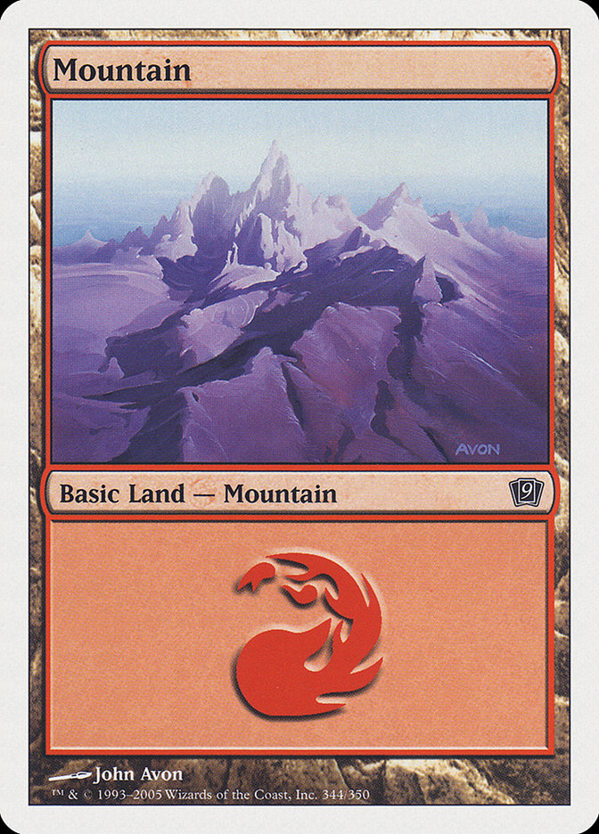 Mountain (344) [Ninth Edition] - Magic: The Gathering - Card Brawlers | Quebec | Canada |