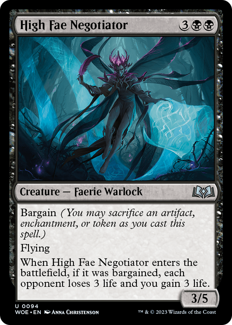High Fae Negotiator [Wilds of Eldraine] - Magic: The Gathering - Card Brawlers | Quebec | Canada |