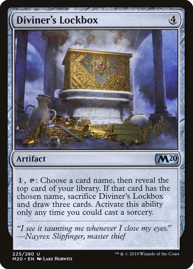 Diviner's Lockbox [Core Set 2020] - Magic: The Gathering - Card Brawlers | Quebec | Canada |