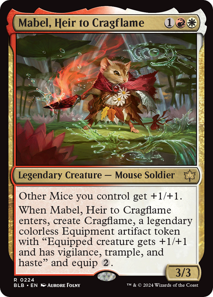 Mabel, Heir to Cragflame [Bloomburrow] - Magic: The Gathering - Card Brawlers | Quebec | Canada |
