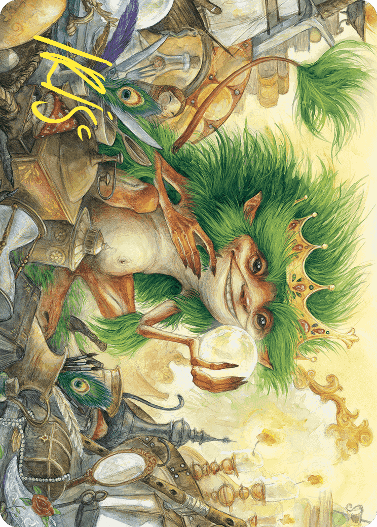 Knickknack Ouphe Art Card (Gold-Stamped Signature) [Wilds of Eldraine Art Series] - Magic: The Gathering - Card Brawlers | Quebec | Canada |