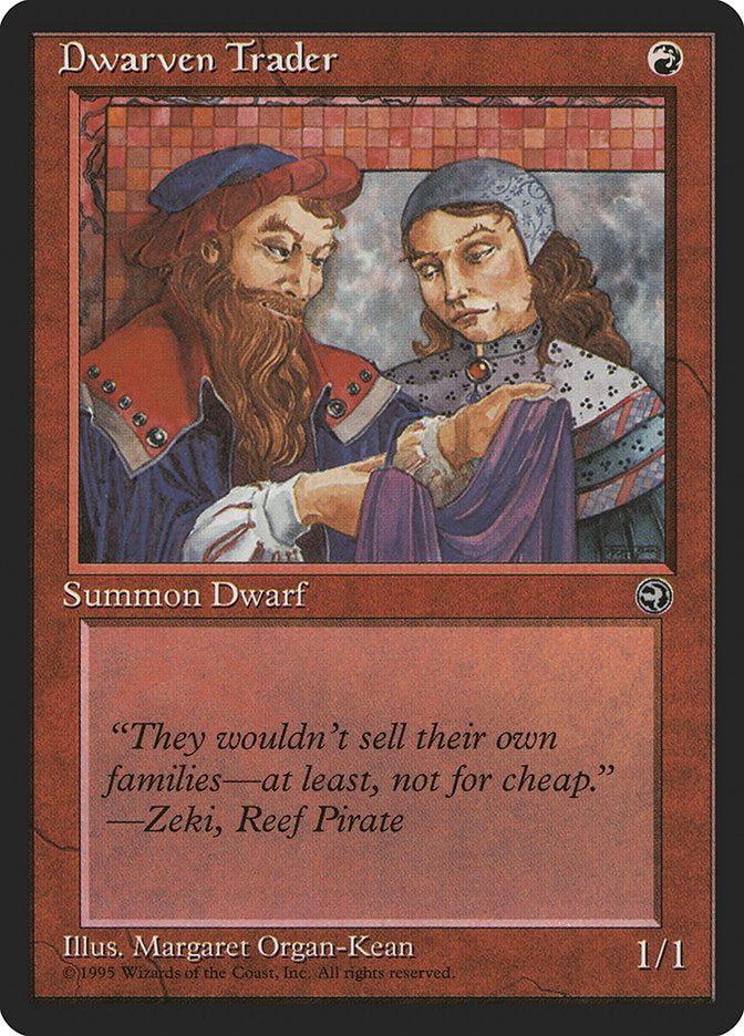 Dwarven Trader (Zeki Flavor Text) [Homelands] - Magic: The Gathering - Card Brawlers | Quebec | Canada |