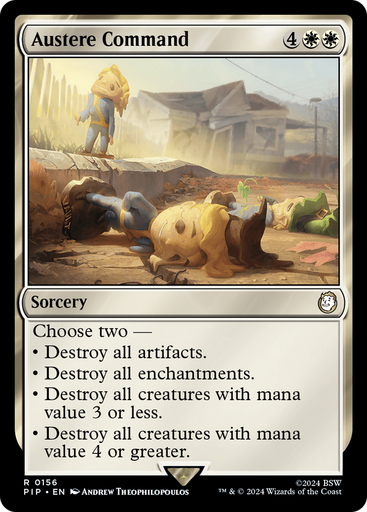 Austere Command [Fallout] - Magic: The Gathering - Card Brawlers | Quebec | Canada |
