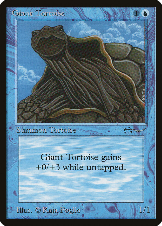 Giant Tortoise (Dark Mana Cost) [Arabian Nights] - Magic: The Gathering - Card Brawlers | Quebec | Canada |