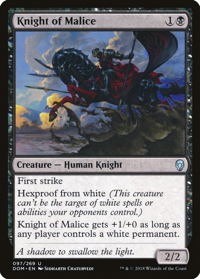 Knight of Malice [Dominaria] - Magic: The Gathering - Card Brawlers | Quebec | Canada |