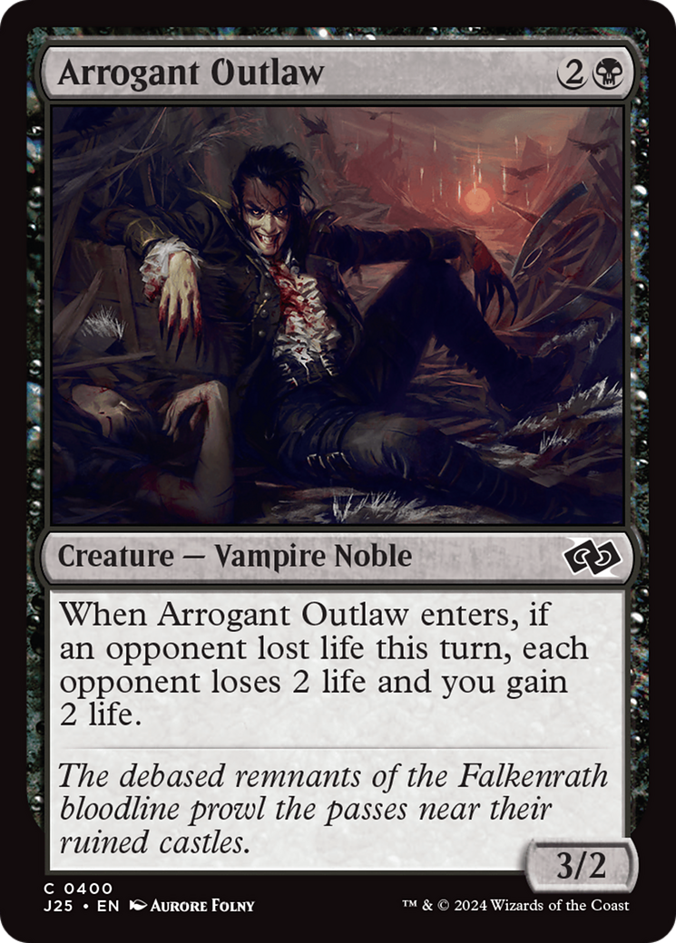 Arrogant Outlaw [Foundations Jumpstart] - Magic: The Gathering - Card Brawlers | Quebec | Canada |