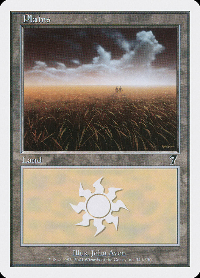 Plains (344) [Seventh Edition] - Magic: The Gathering - Card Brawlers | Quebec | Canada |