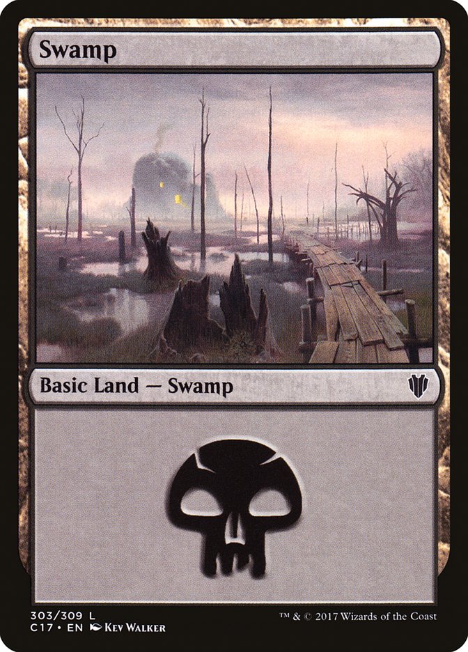 Swamp (303) [Commander 2017] - Magic: The Gathering - Card Brawlers | Quebec | Canada |