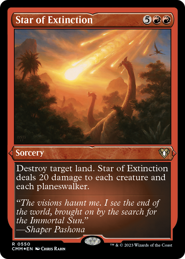Star of Extinction (Foil Etched) [Commander Masters] - Magic: The Gathering - Card Brawlers | Quebec | Canada |