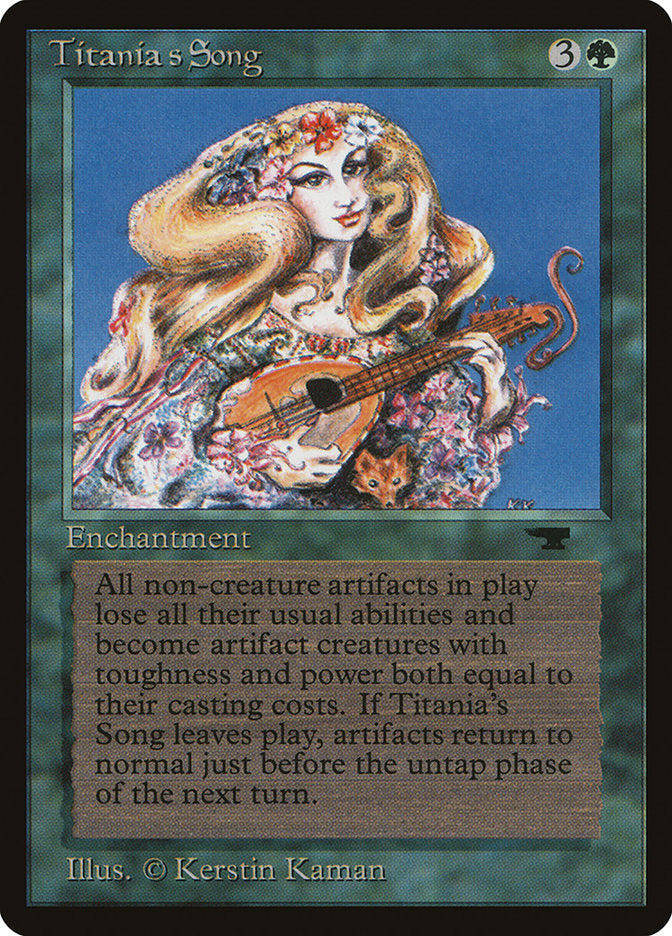 Titania's Song [Antiquities] - Magic: The Gathering - Card Brawlers | Quebec | Canada |