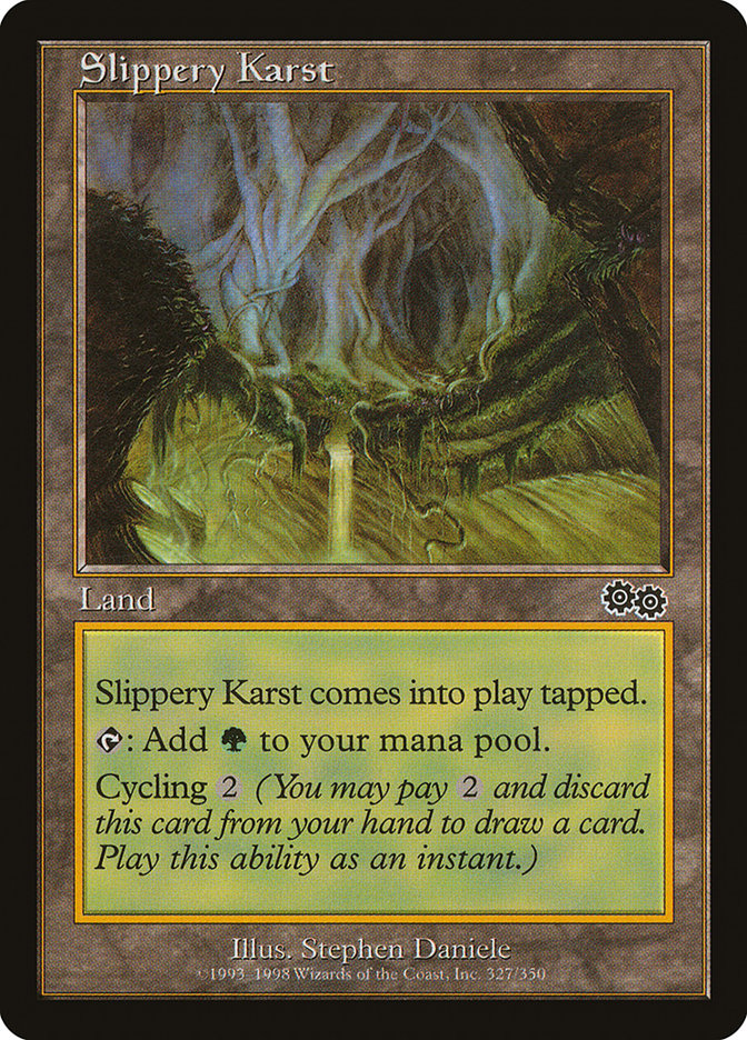 Slippery Karst [Urza's Saga] - Magic: The Gathering - Card Brawlers | Quebec | Canada |
