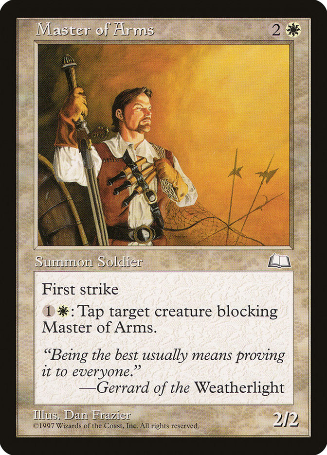 Master of Arms [Weatherlight] - Magic: The Gathering - Card Brawlers | Quebec | Canada |