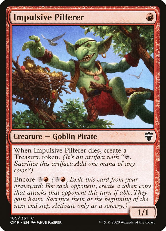 Impulsive Pilferer [Commander Legends] - Magic: The Gathering - Card Brawlers | Quebec | Canada |