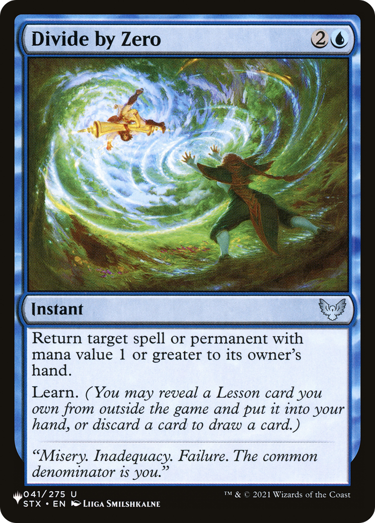 Divide by Zero [The List] - Magic: The Gathering - Card Brawlers | Quebec | Canada |
