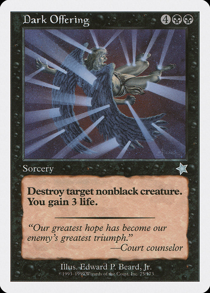Dark Offering [Starter 1999] - Magic: The Gathering - Card Brawlers | Quebec | Canada |