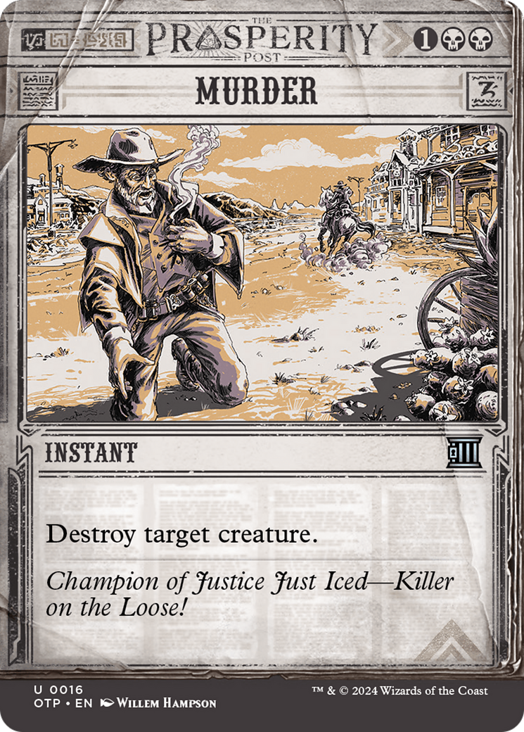 Murder [Outlaws of Thunder Junction: Breaking News] - Magic: The Gathering - Card Brawlers | Quebec | Canada |