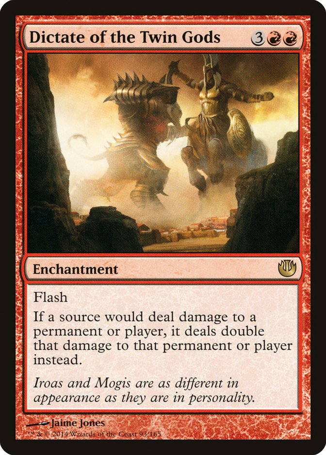 Dictate of the Twin Gods [Journey into Nyx] - Magic: The Gathering - Card Brawlers | Quebec | Canada |