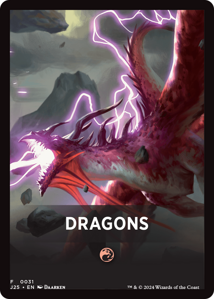 Dragons Theme Card [Foundations Jumpstart Front Cards] - Magic: The Gathering - Card Brawlers | Quebec | Canada |