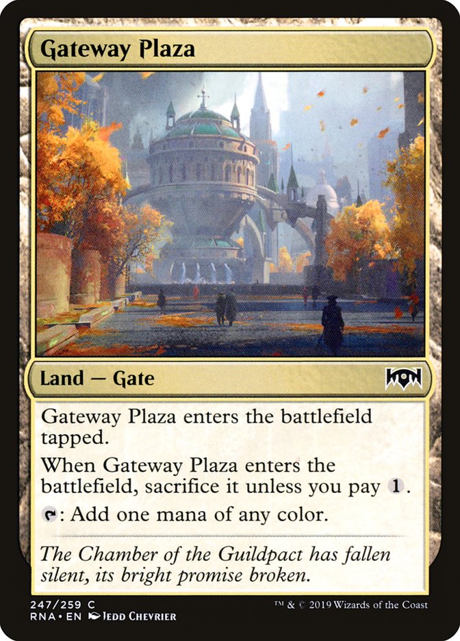 Gateway Plaza [Ravnica Allegiance] - Magic: The Gathering - Card Brawlers | Quebec | Canada |