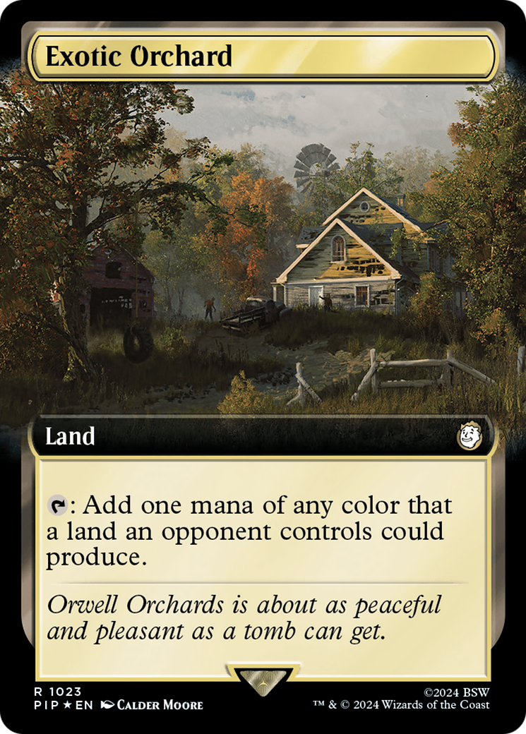 Exotic Orchard (Extended Art) (Surge Foil) [Fallout] - Magic: The Gathering - Card Brawlers | Quebec | Canada |