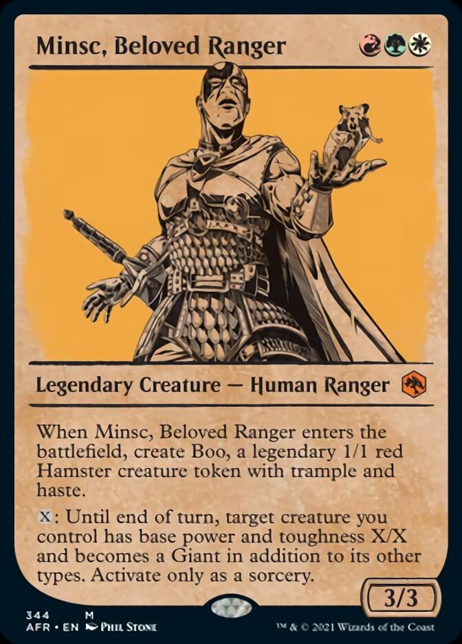 Minsc, Beloved Ranger (Showcase) [Dungeons & Dragons: Adventures in the Forgotten Realms] - Magic: The Gathering - Card Brawlers | Quebec | Canada |