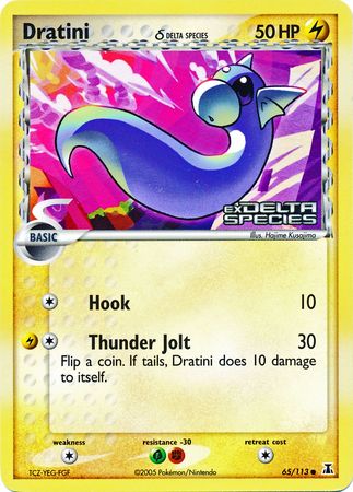 Dratini (65/113) (Delta Species) (Stamped) [EX: Delta Species] - Pokémon - Card Brawlers | Quebec | Canada |